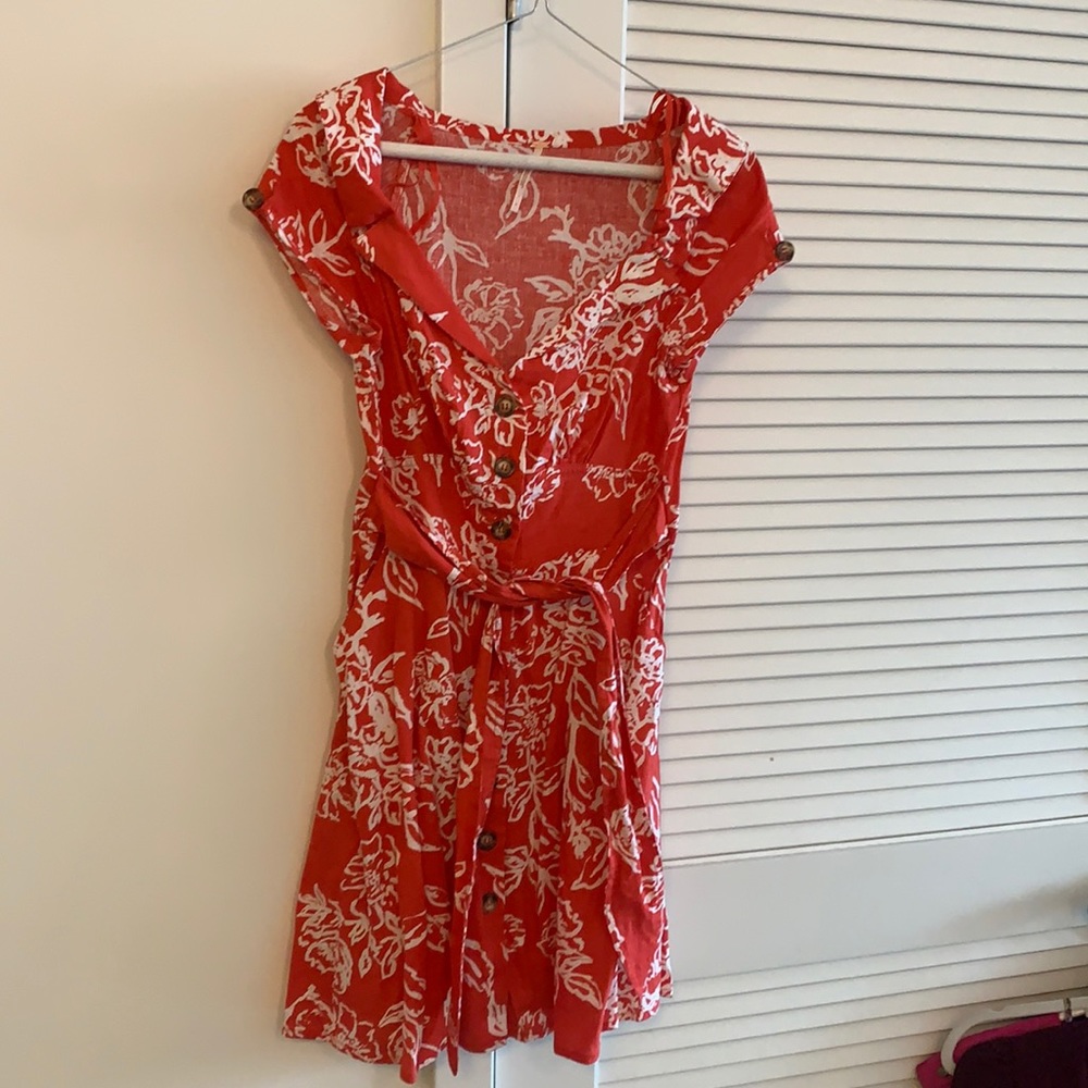 Red Free People Summer Dress